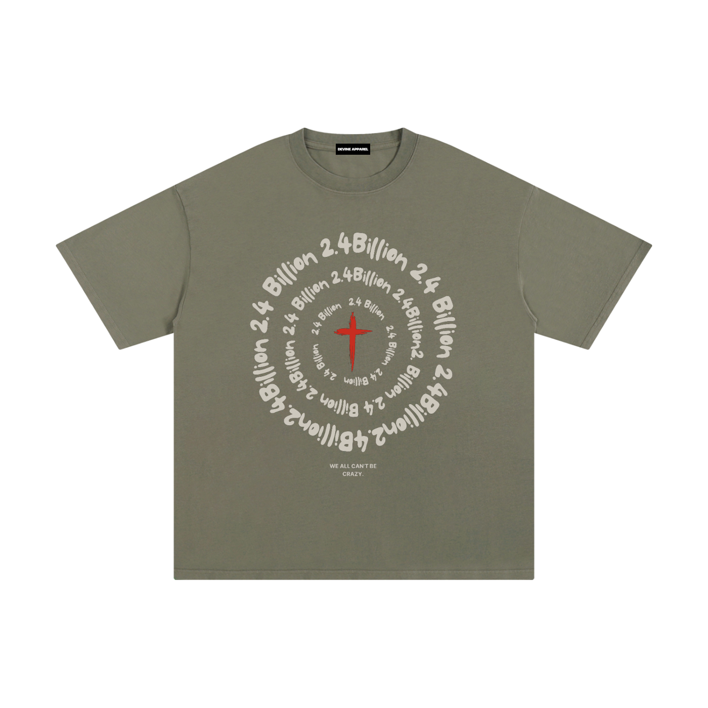 “2.4 Billion” - Unisex Pure Cotton T-Shirt