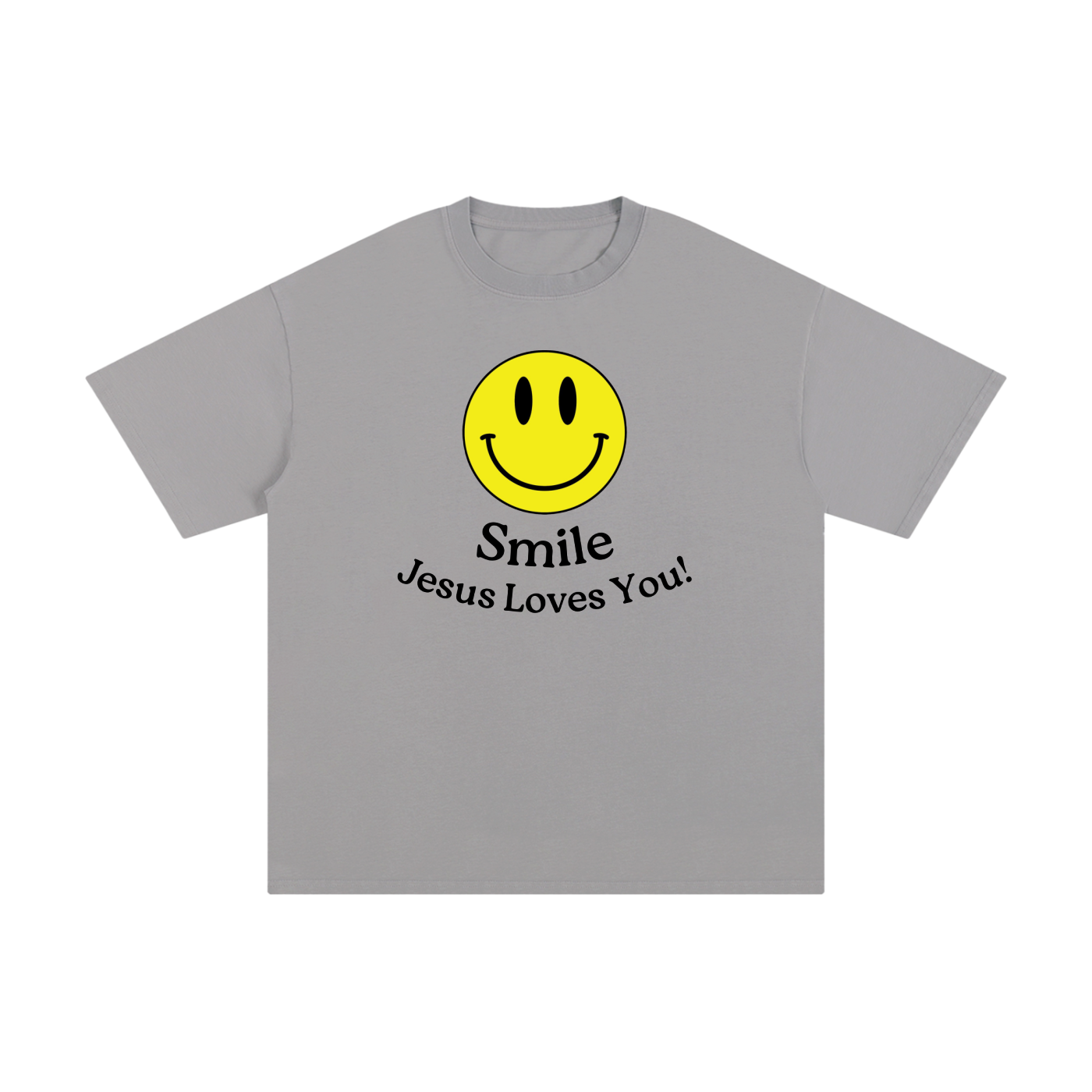 "Smile!" - (Away) Unisex Pure Cotton T-Shirt