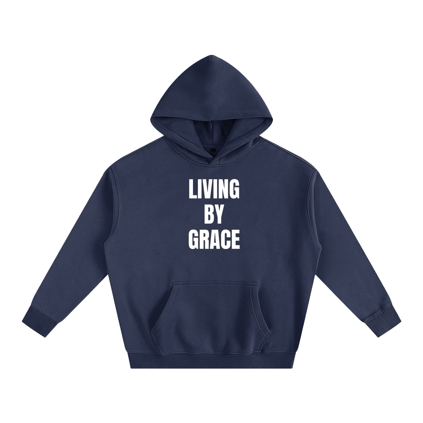 "Living By Grace" - Oversize Fleeced Hoodie