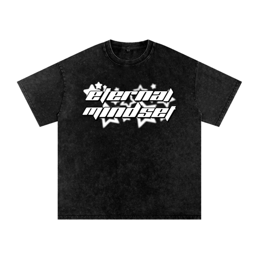 “Eternal Mindset” - Washed Oversized Cotton T-Shirt