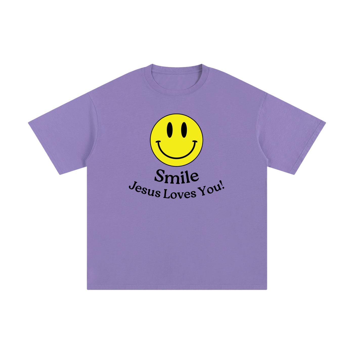 "Smile!" - (Away) Unisex Pure Cotton T-Shirt