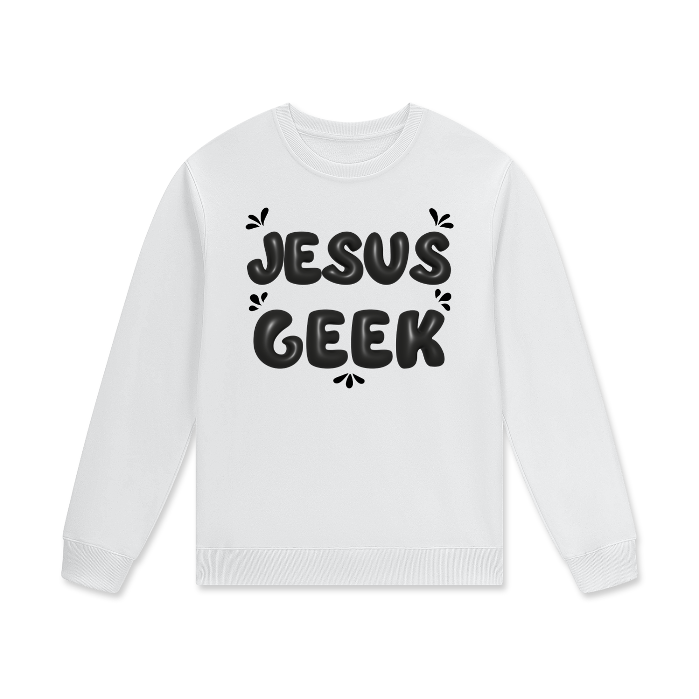 "Jesus Geek" - Streetwear Unisex Cotton Pullover