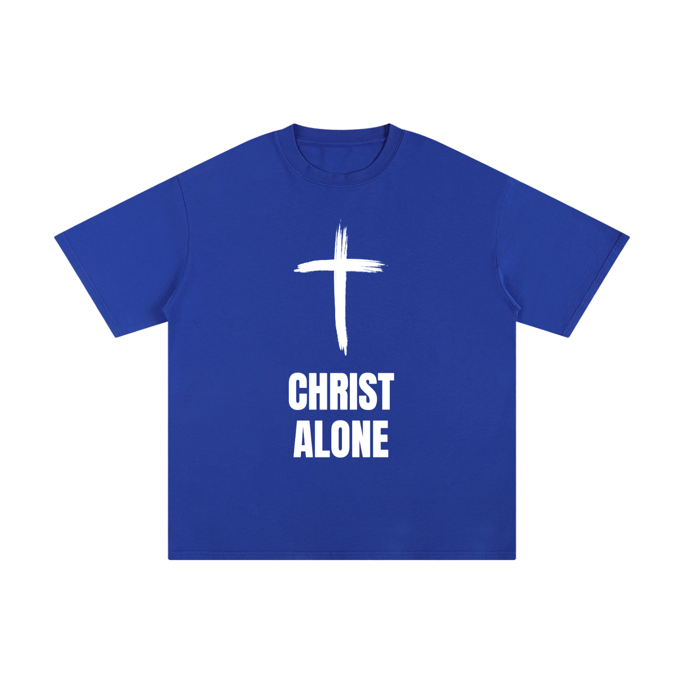 "Christ Alone" - Unisex Pure Cotton T-Shirt