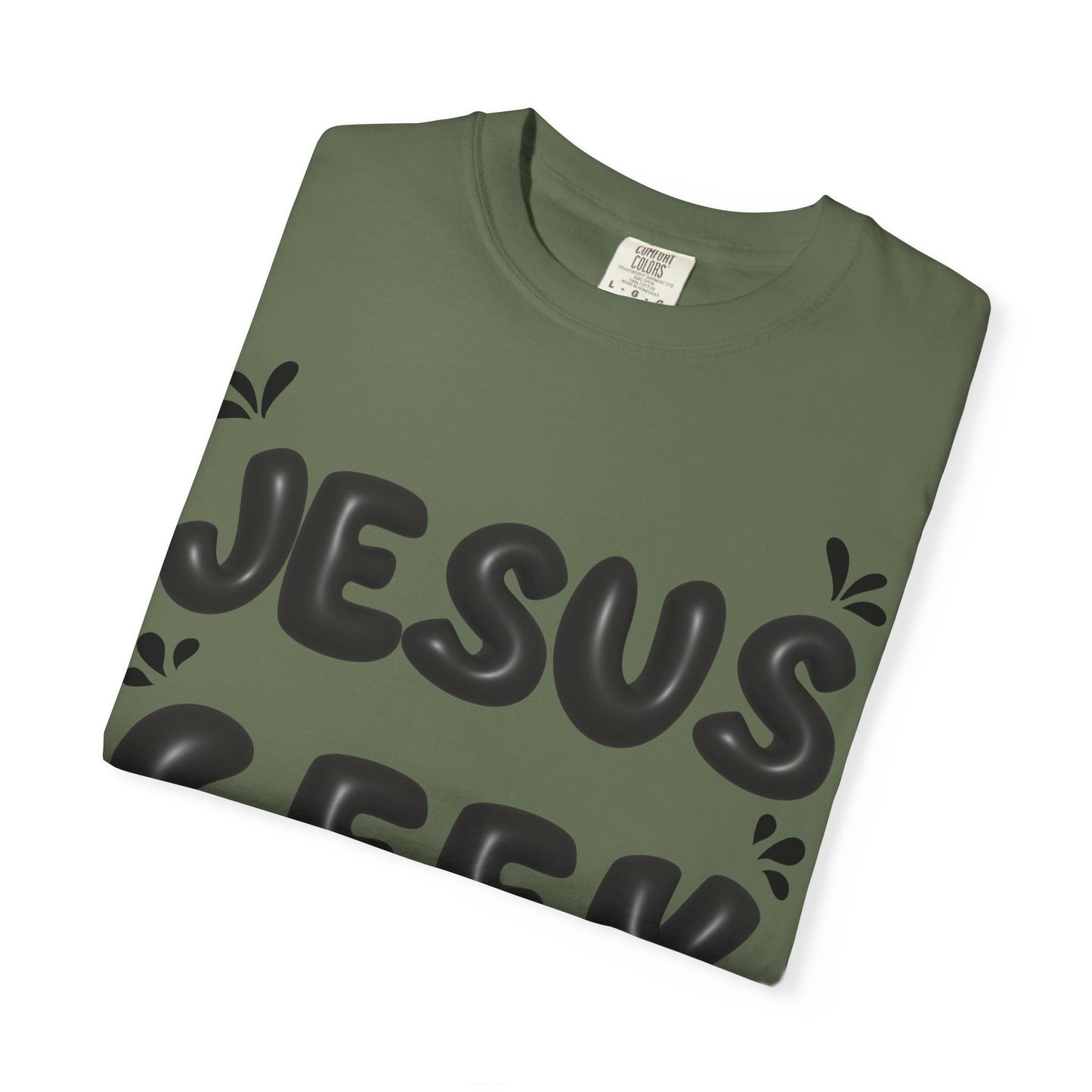 "Jesus Geek" - Unisex Garment-Dyed T-Shirt