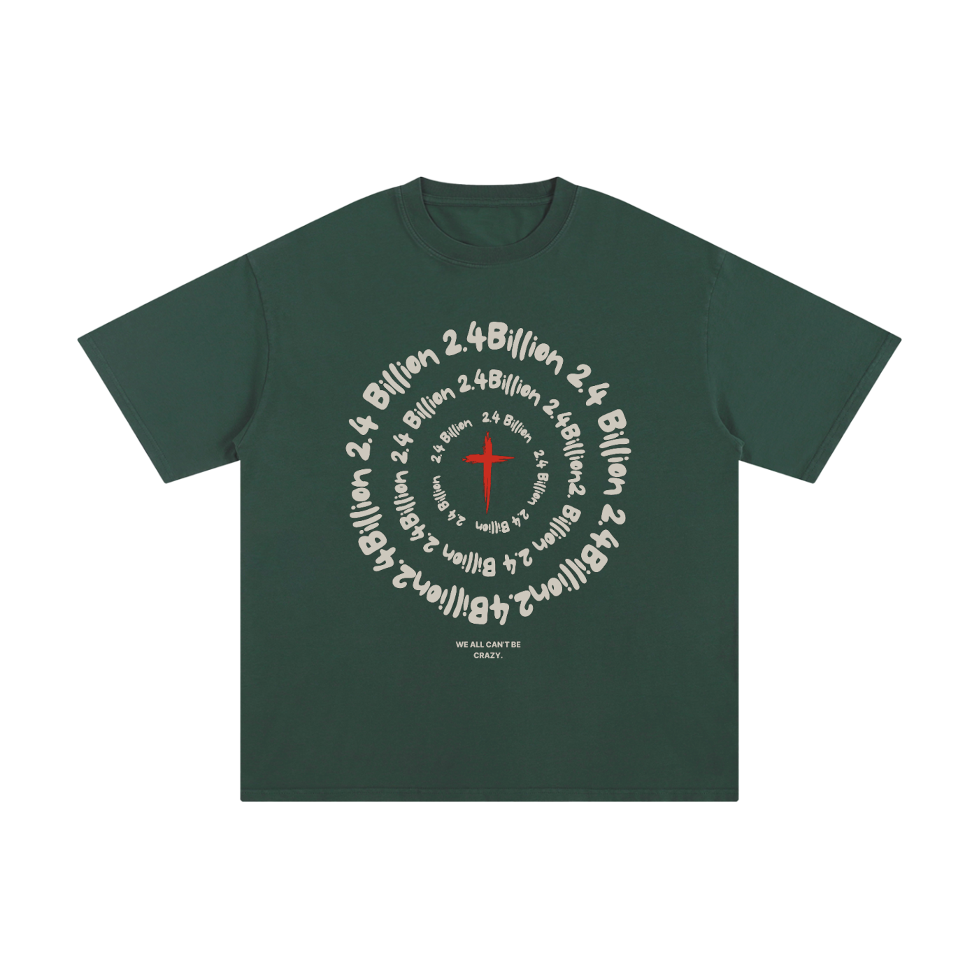 “2.4 Billion” - Unisex Pure Cotton T-Shirt