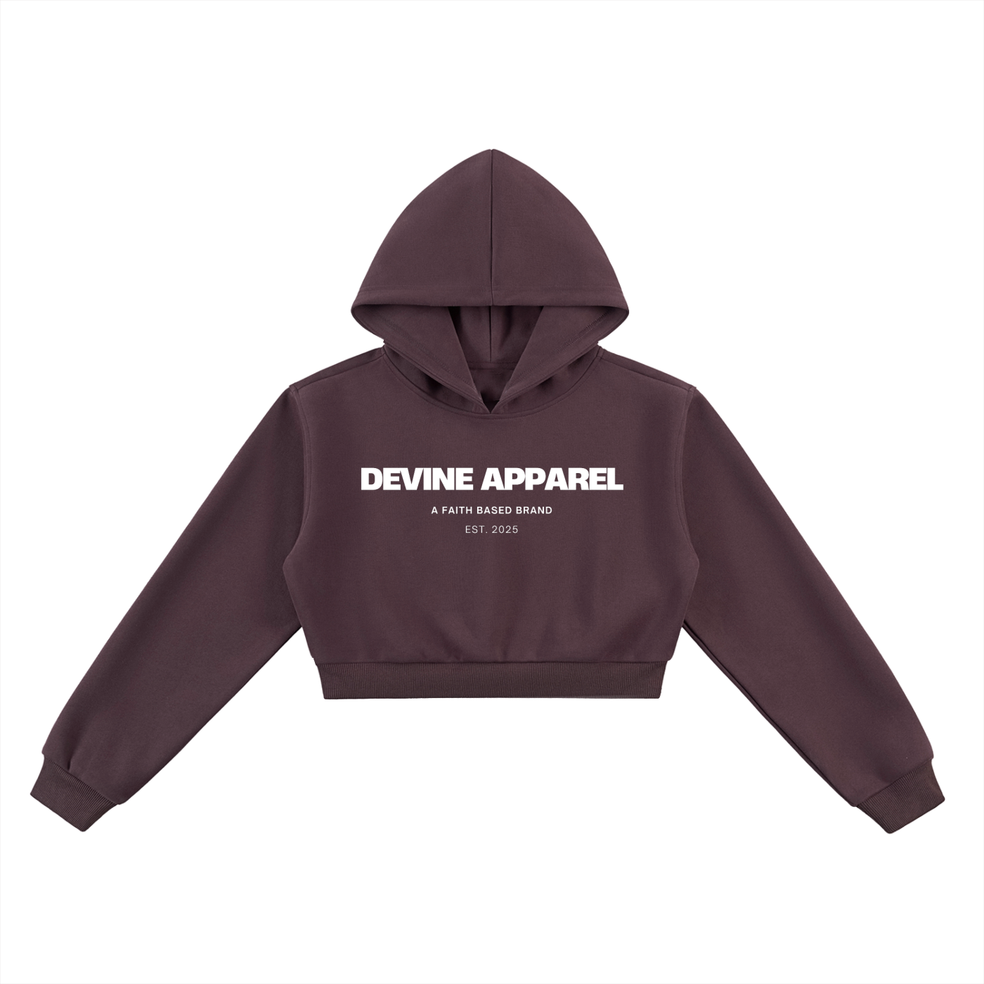 "Devine Apparel" - (Home) Women's Cropped Hoodie