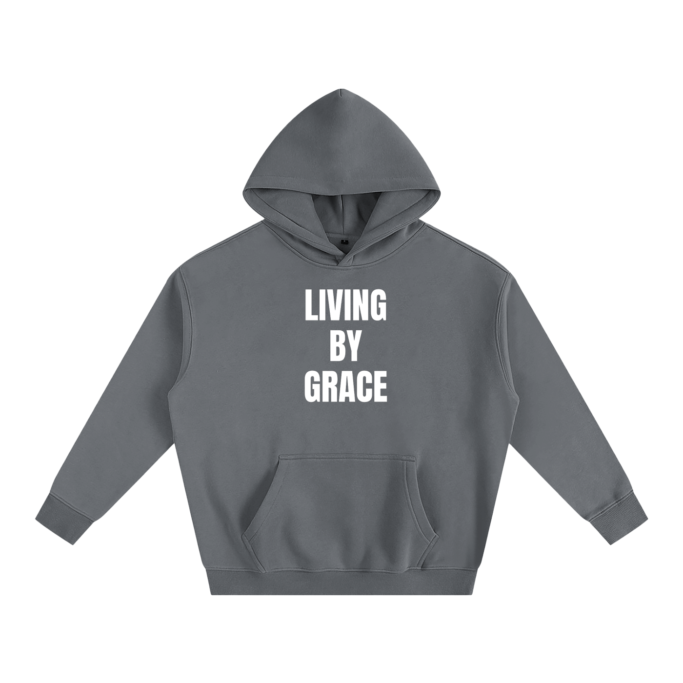 "Living By Grace" - Oversize Fleeced Hoodie