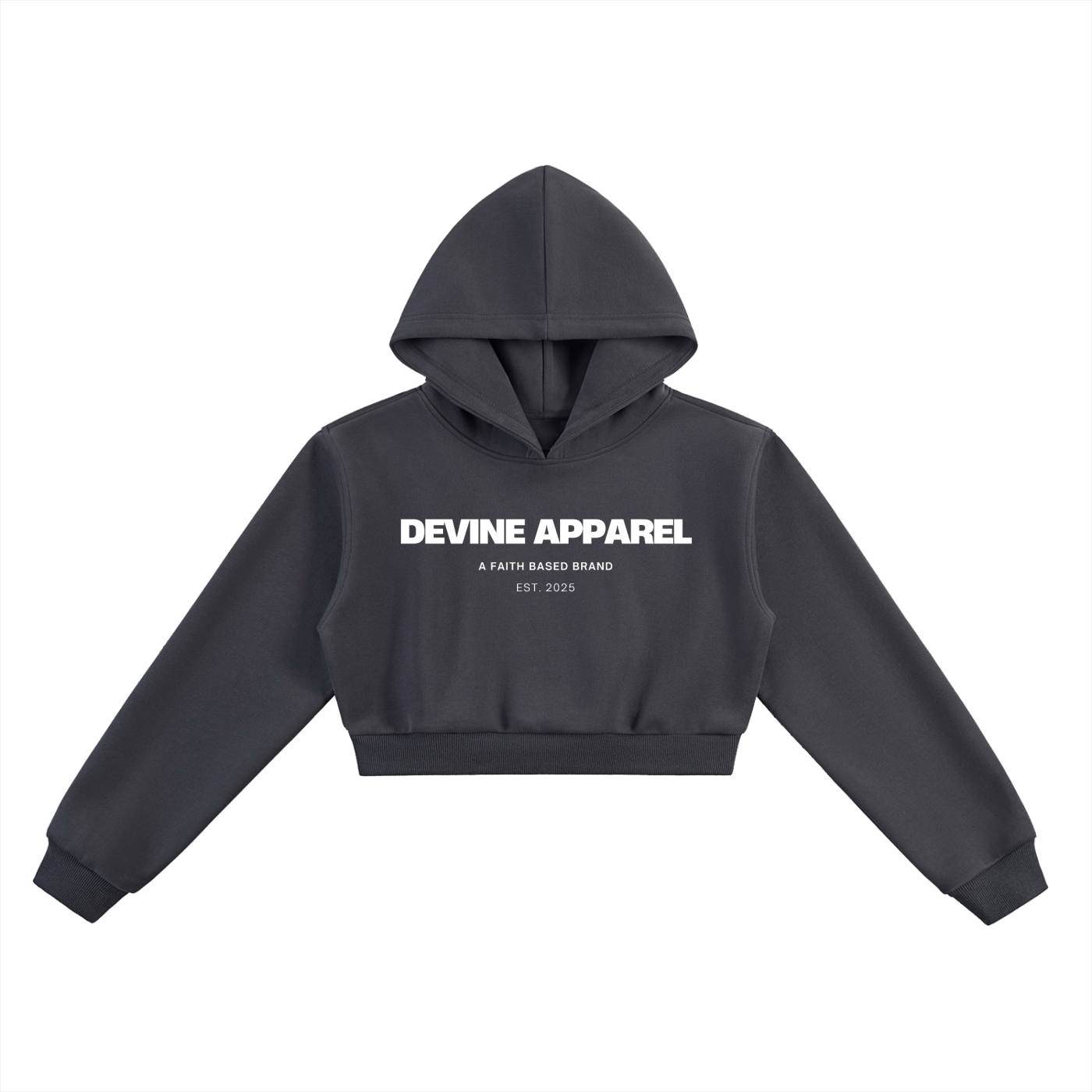 "Devine Apparel" - (Home) Women's Cropped Hoodie