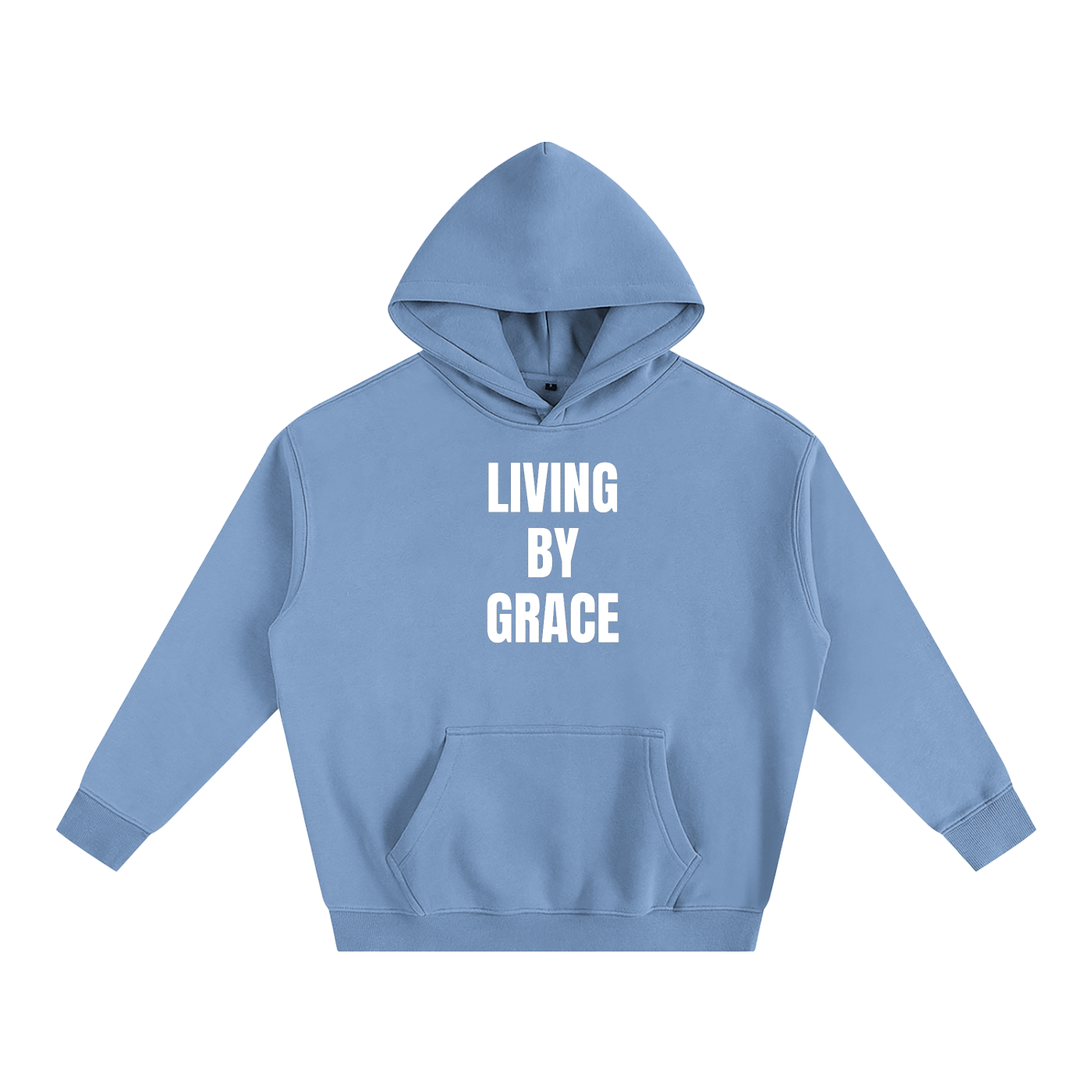 "Living By Grace" - Oversize Fleeced Hoodie