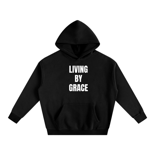 "Living By Grace" - Oversize Fleeced Hoodie