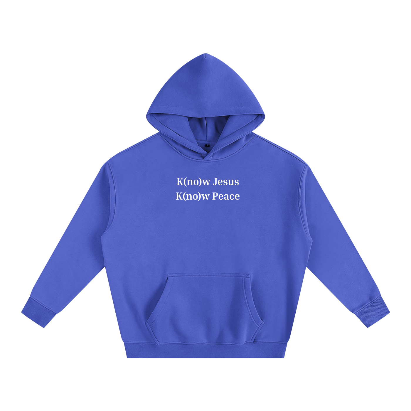 "Know Jesus" - Oversized Fleeced Hoodie