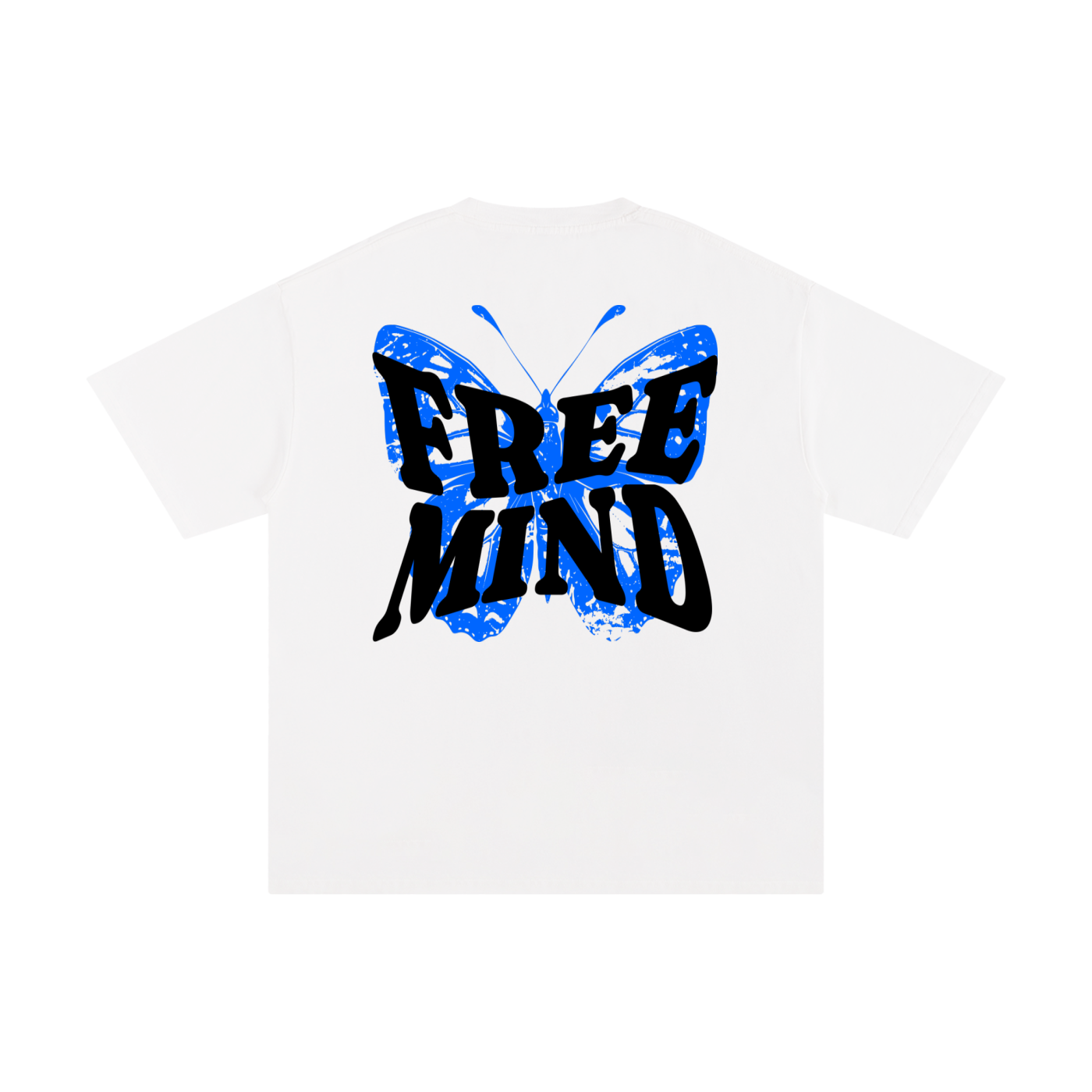 "Free Mind" - (Away) Unisex Pure Cotton T-Shirt