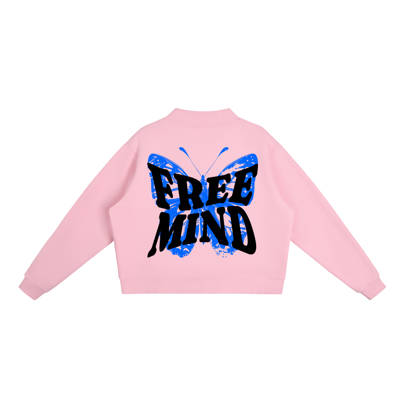 "Free Mind" -  (Away) Women's Fleece Crew Sweatshirt