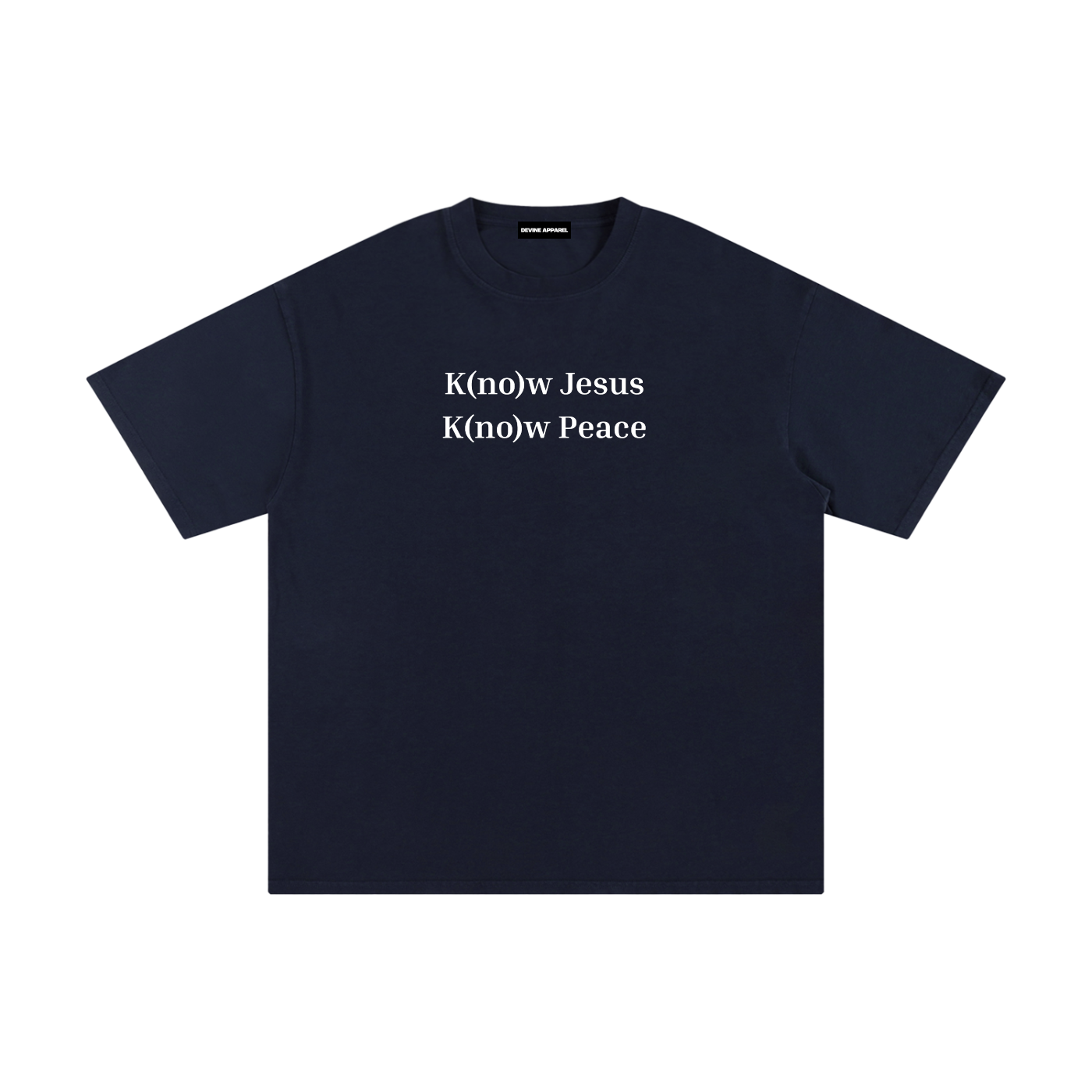 "Know Jesus" - Unisex Pure Cotton T-Shirt