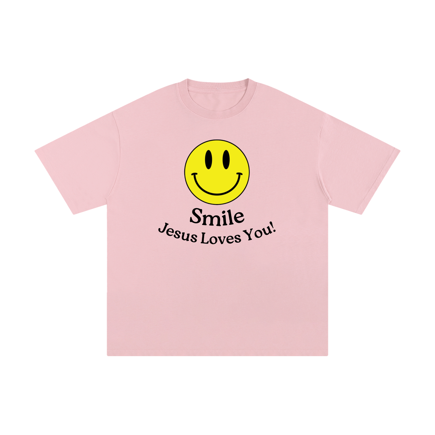 "Smile!" - (Away) Unisex Pure Cotton T-Shirt