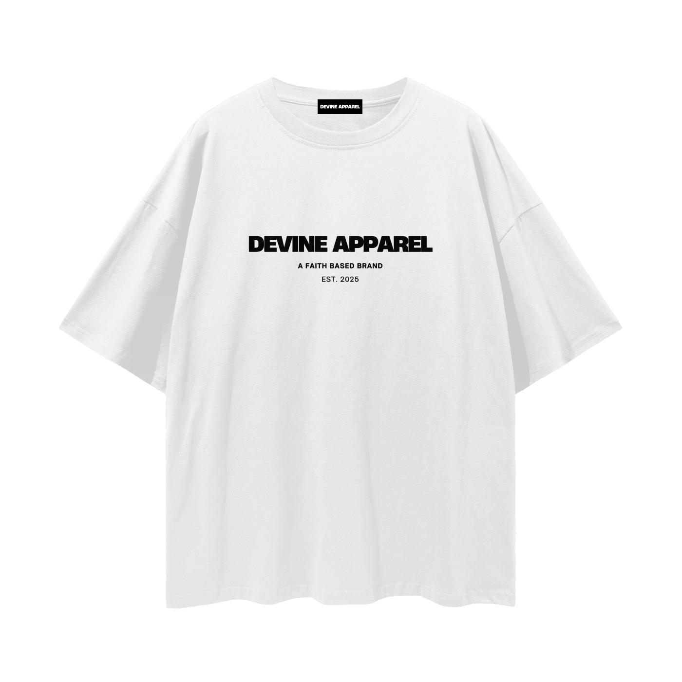 “Daily Reminder” - (Away) Loose Drop Shoulder T-Shirt