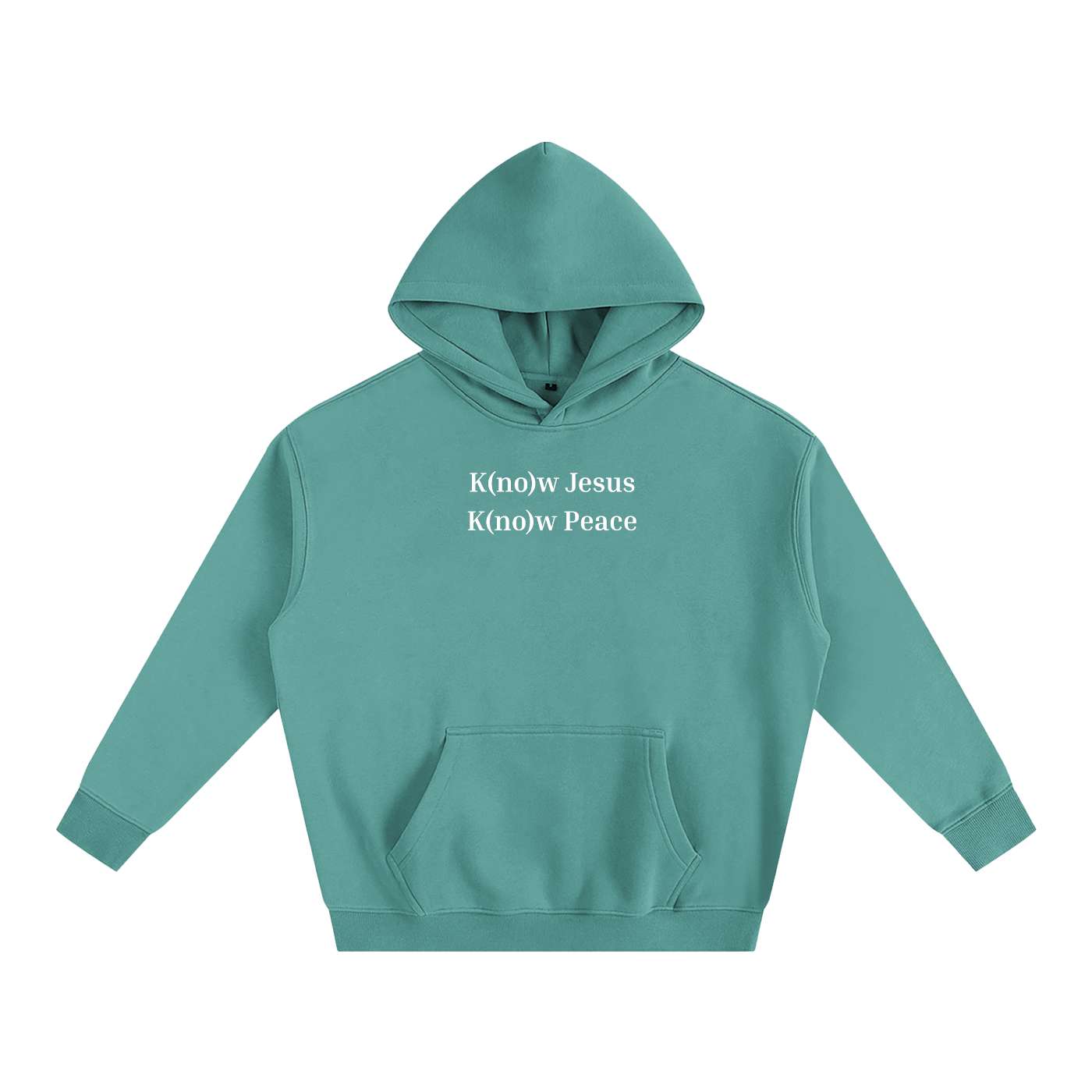 "Know Jesus" - Oversized Fleeced Hoodie