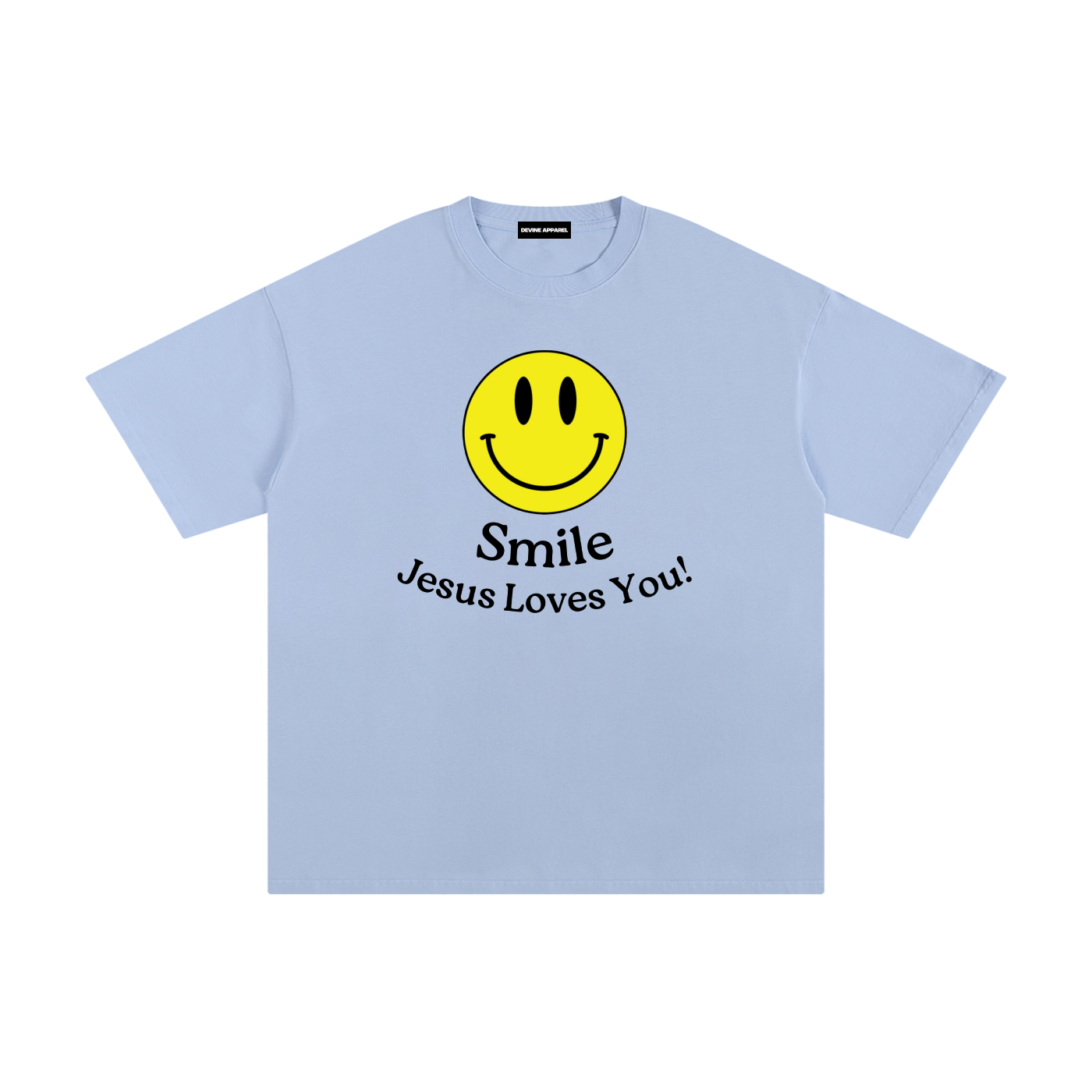 "Smile!" - (Away) Unisex Pure Cotton T-Shirt