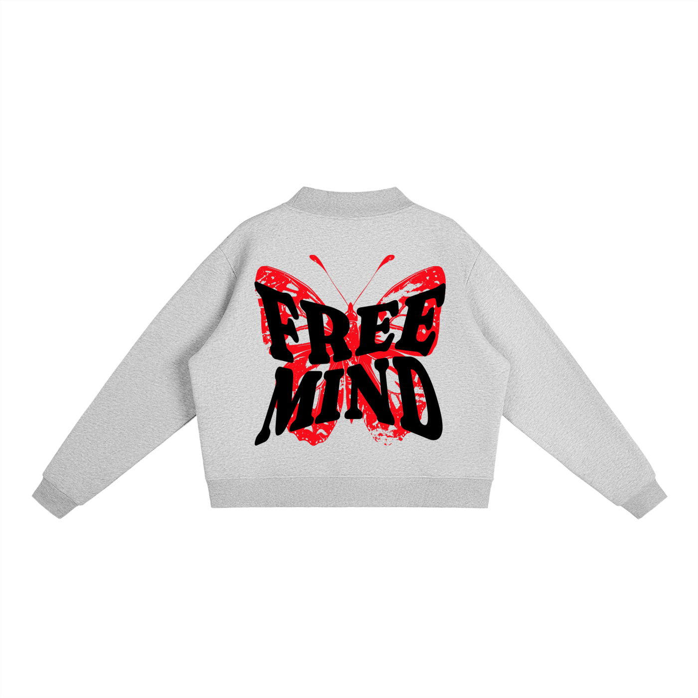 "Free Mind" -  (ALT) Women's Fleece Crew Sweatshirt