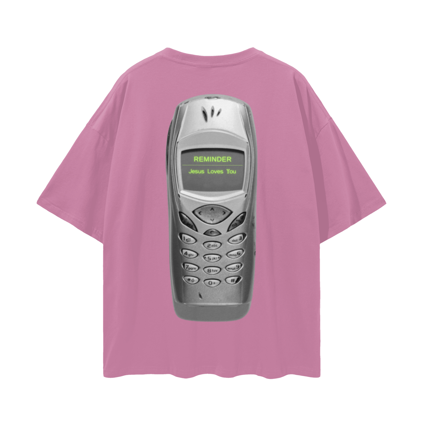 “Daily Reminder” - (Away) Loose Drop Shoulder T-Shirt