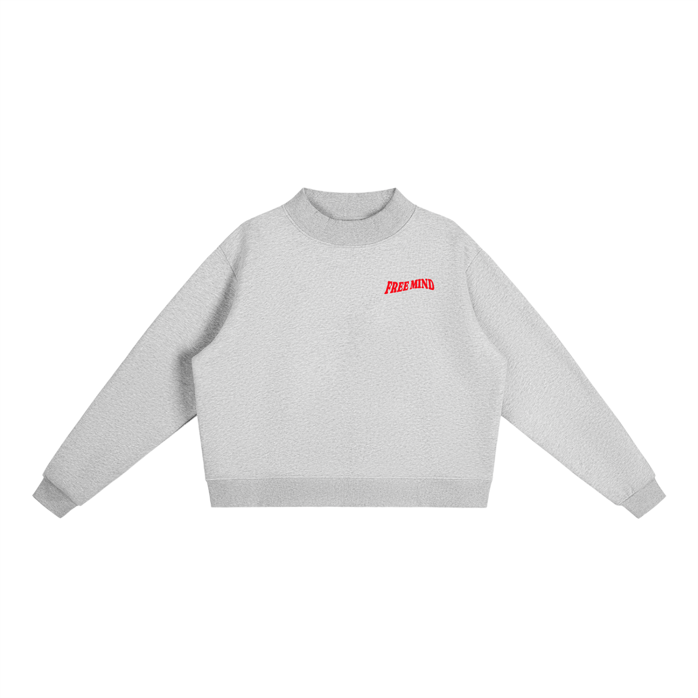 "Free Mind" -  (ALT) Women's Fleece Crew Sweatshirt
