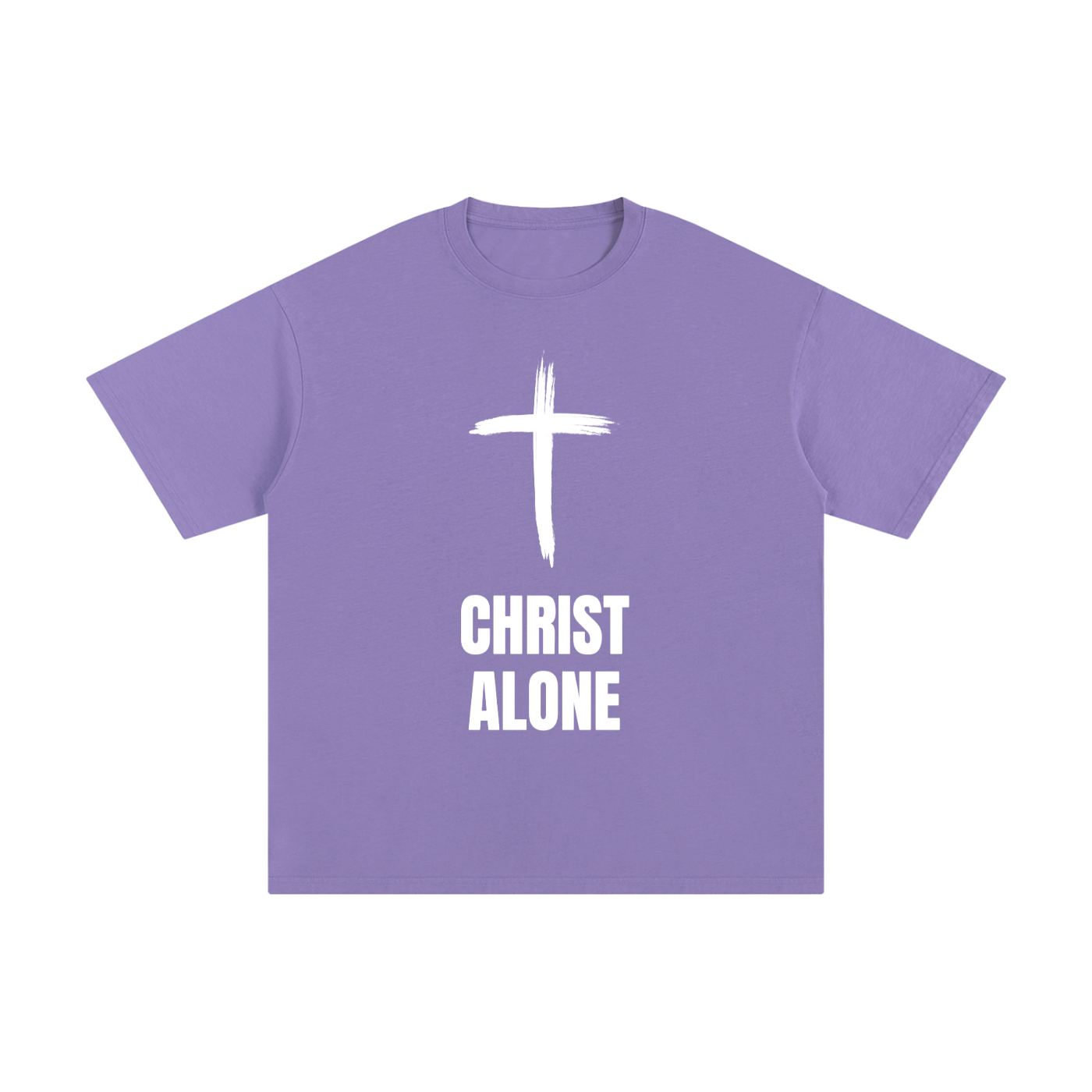 "Christ Alone" - Unisex Pure Cotton T-Shirt
