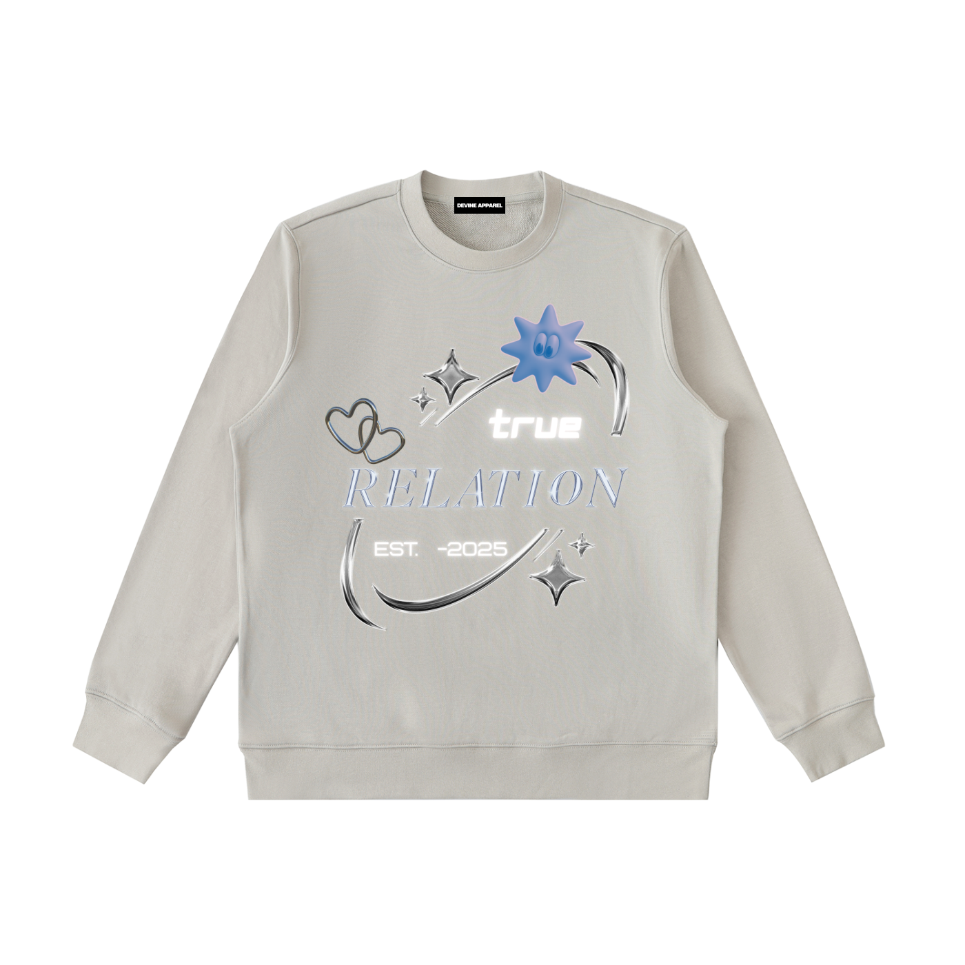 “True Relation” - Heavyweight Crewneck  Sweatshirt