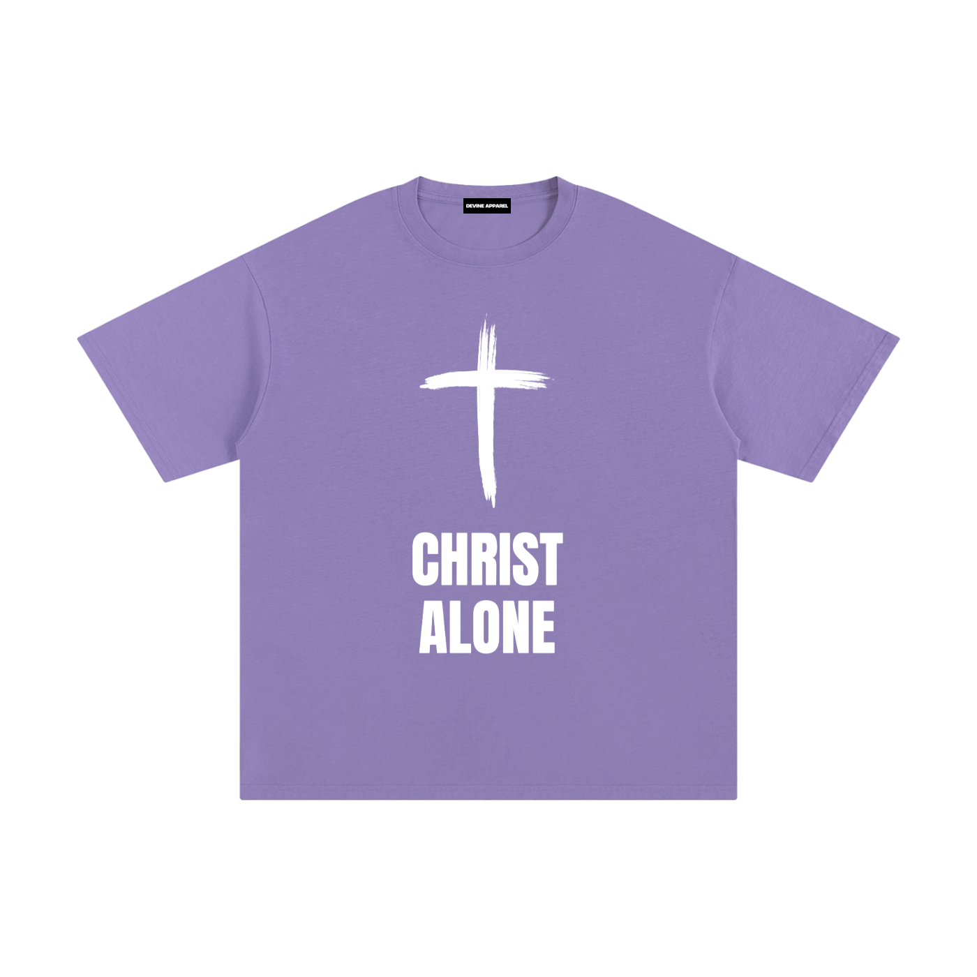 "Christ Alone" - Unisex Pure Cotton T-Shirt