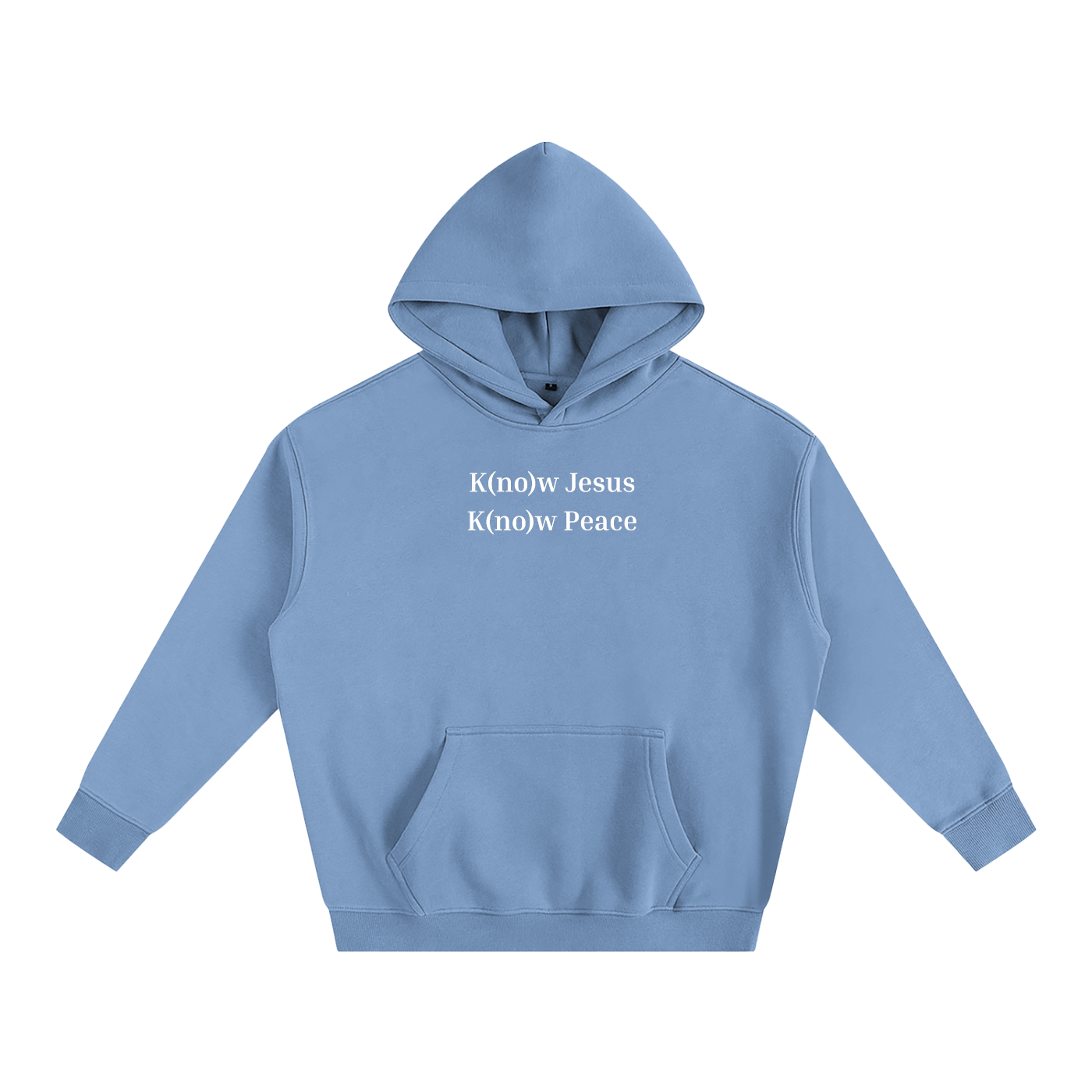 "Know Jesus" - Oversized Fleeced Hoodie