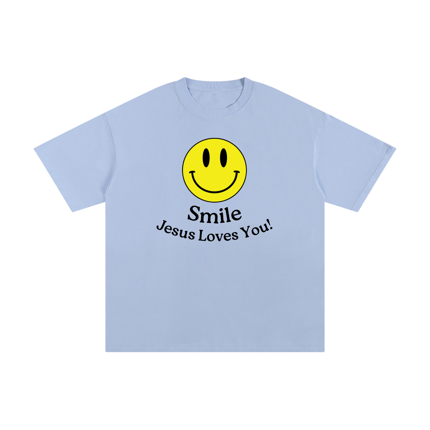 "Smile!" - (Away) Unisex Pure Cotton T-Shirt