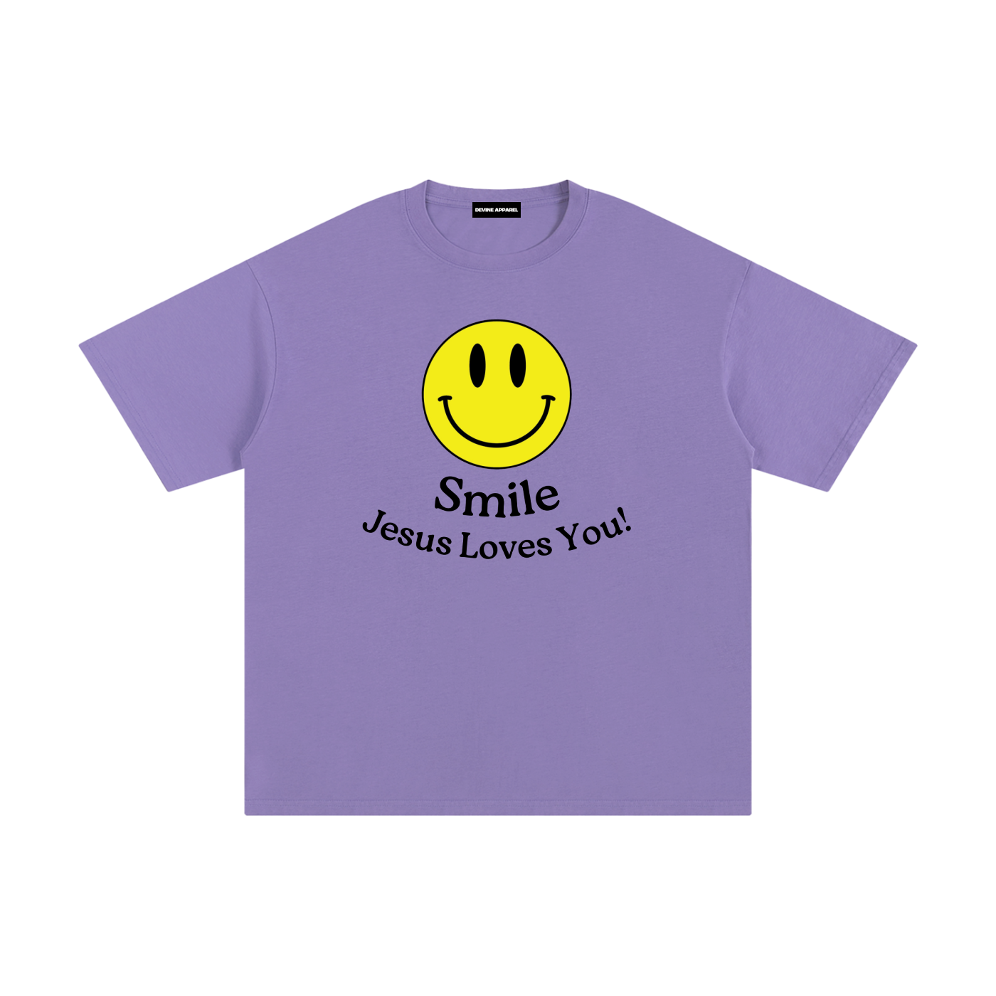 "Smile!" - (Away) Unisex Pure Cotton T-Shirt