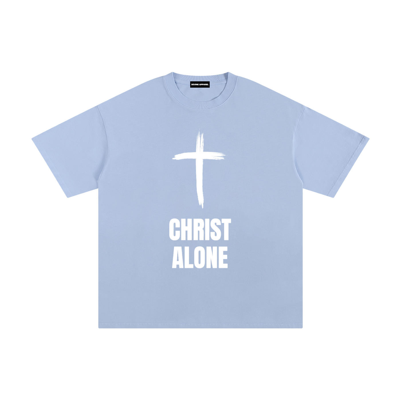 "Christ Alone" - Unisex Pure Cotton T-Shirt
