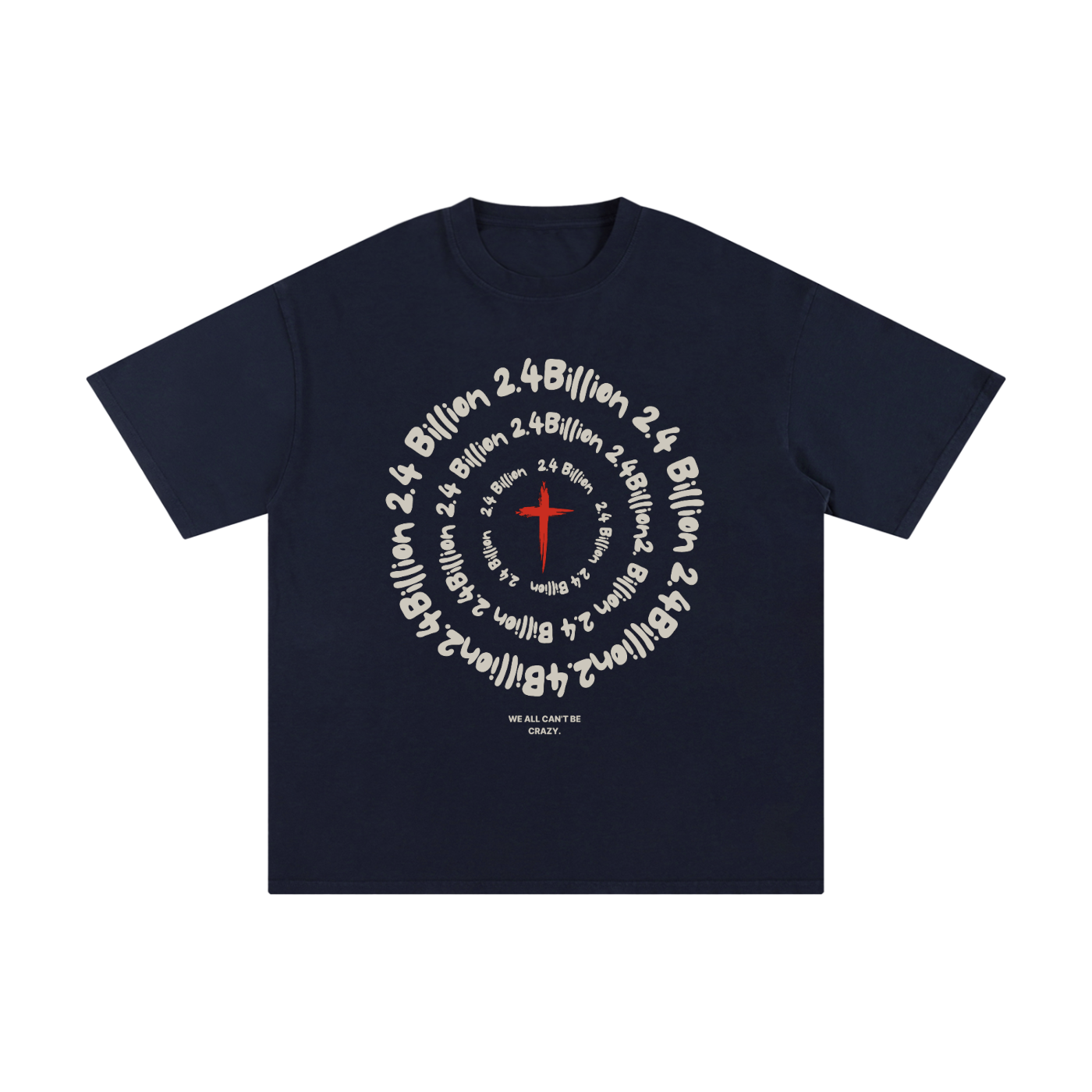 “2.4 Billion” - Unisex Pure Cotton T-Shirt