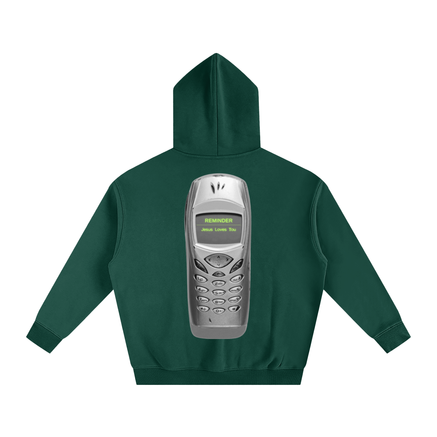 "Daily Reminder" - Oversize Fleeced Hoodie